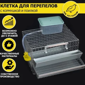 Мини-клетка для перепелов